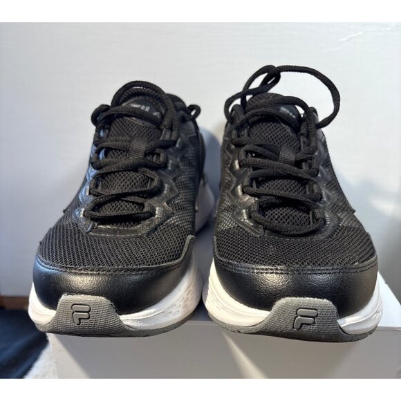 Fila Suspence Shoes Wm Size 8 Men 6.5  Black White Athletic Sneakers - Picture 3 of 12